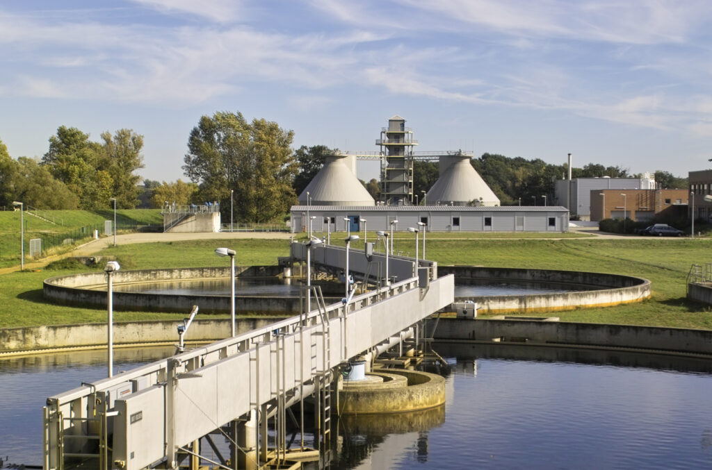 Klärbecken Kläranlage DVV