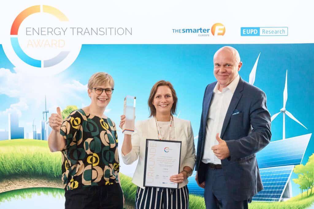 Claudia Pittermann bei der Preisverleihung Energiewende Award 2026.