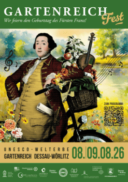 Werbeplakat Gartenreichfest 2026